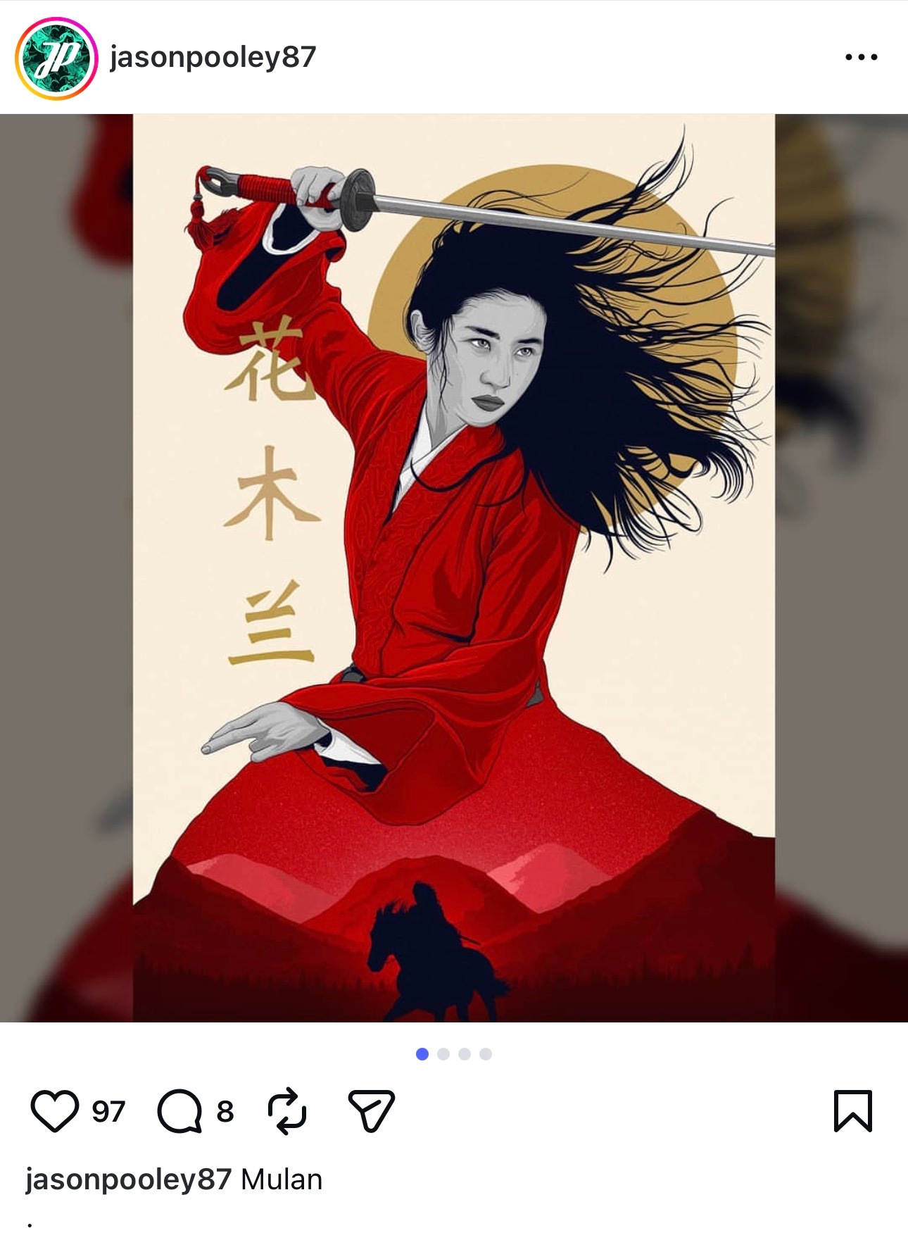 刘亦菲 lyf 花木兰 Ins上的刘亦菲花木兰产出真的源源不断，jasonpoo