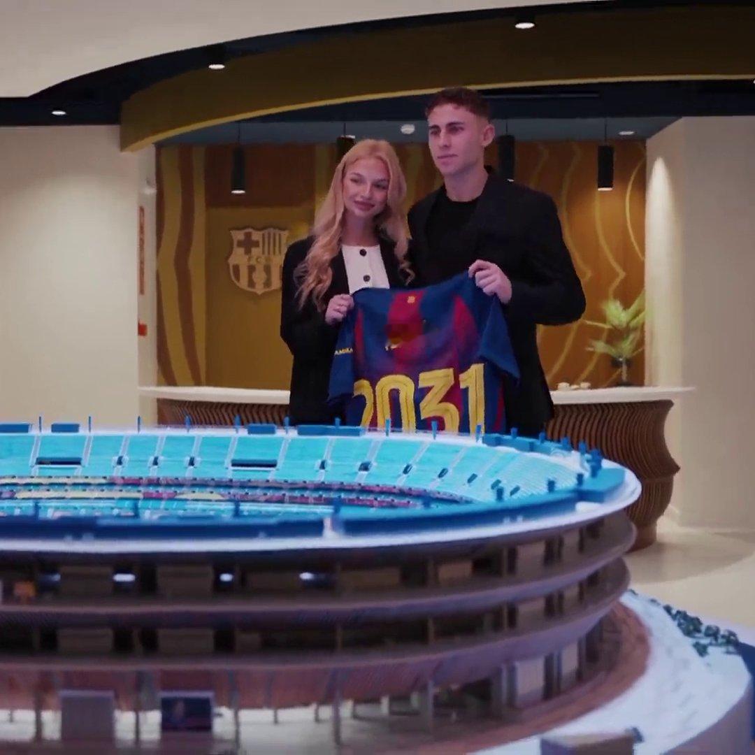 费尔明续约至2031年👏🏻❤️💙巴萨至死不渝红蓝魂