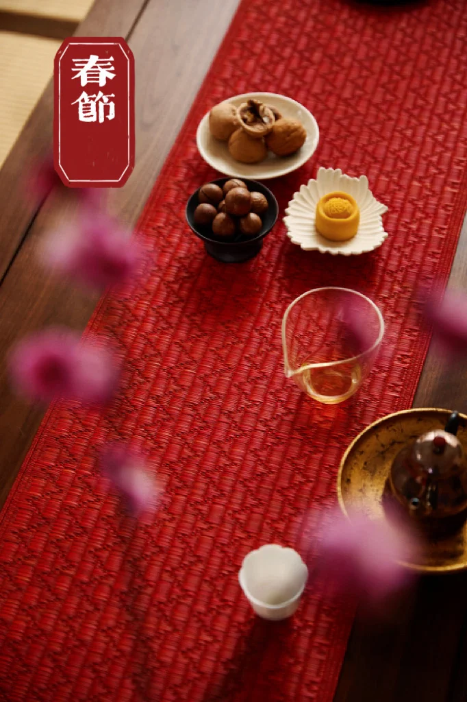 布置一席新年茶席 等过年啦🏮