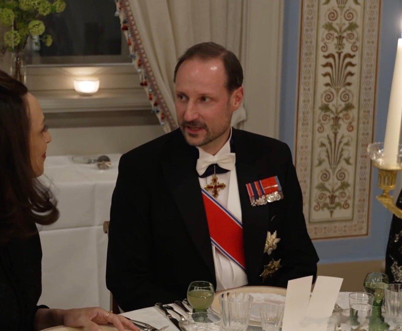 新闻 2026.1.29 挪威国王夫妇、王储哈康和阿斯特里公主出席在奥斯陆王宫举