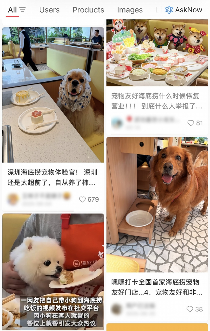 #海底捞所有餐厅不允许宠物进入#【顾客携宠就餐引发争议，海底捞宣布关闭全部宠物友