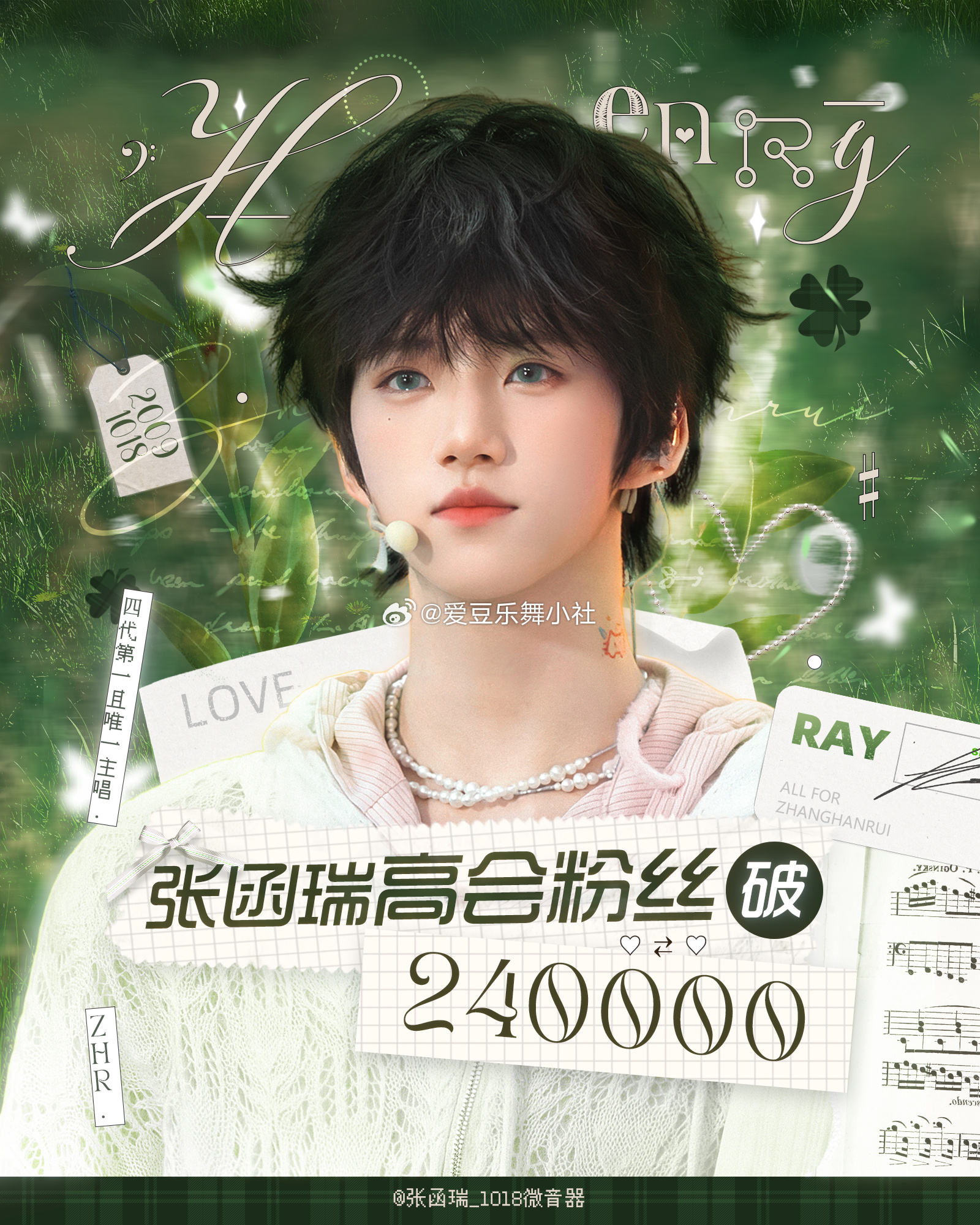 恭喜张函瑞高会粉丝破24w🎉张函瑞高会超陈浚铭 .张函瑞徐安博