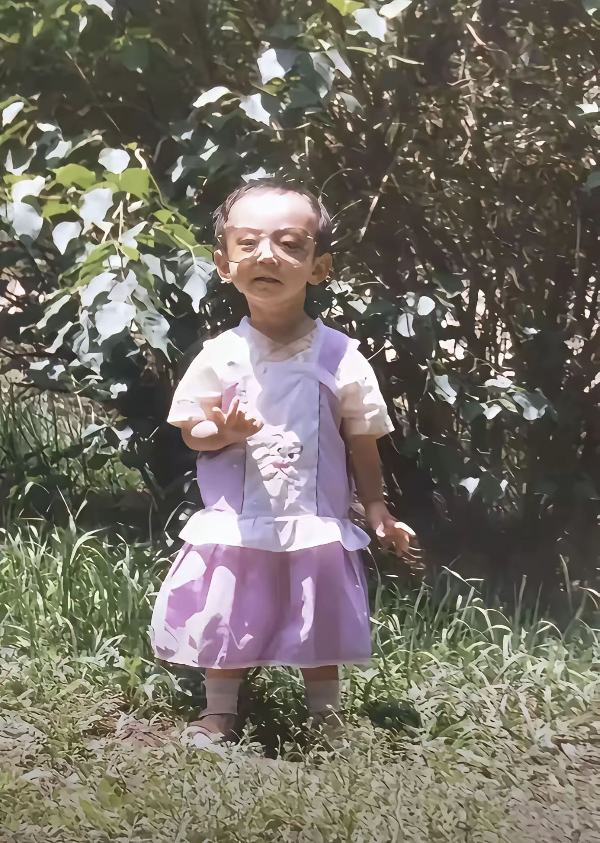 看了董璇和张维伊的童年照，这简直是两种画风，两种人生剧本的预告片。[赞]​从照片