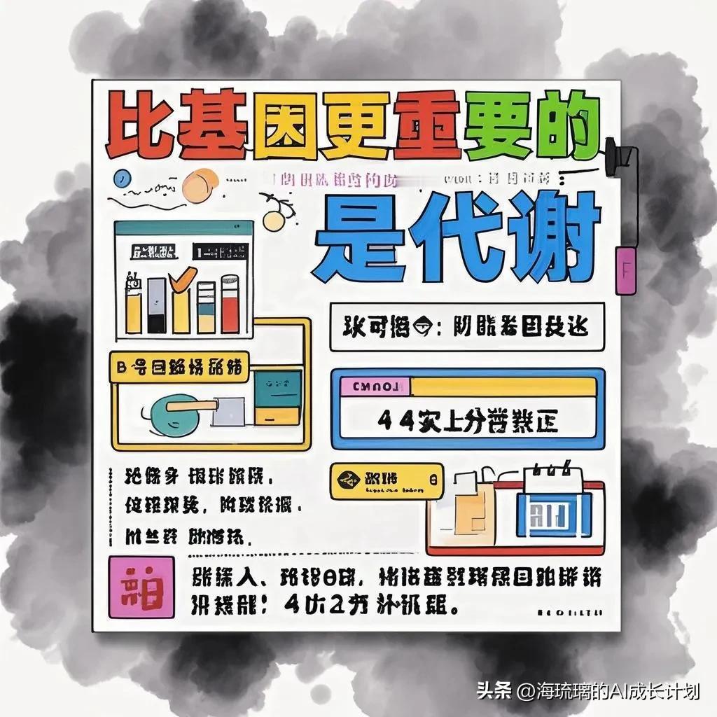 比基因更重要的，是代谢。

代谢就像身体的“智能管家”，基因决定你出厂配置，但代