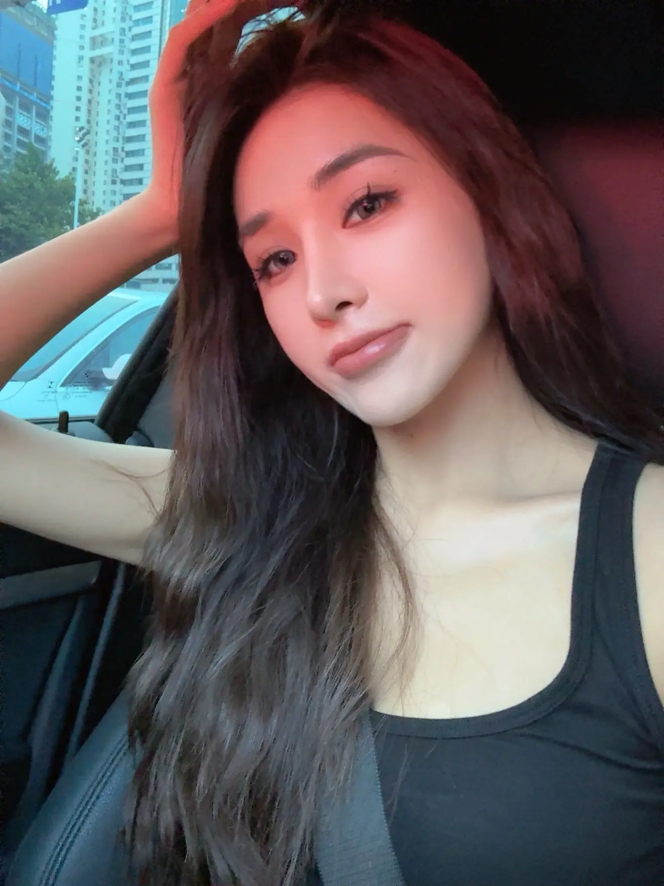 等红绿灯就是臭美的时间