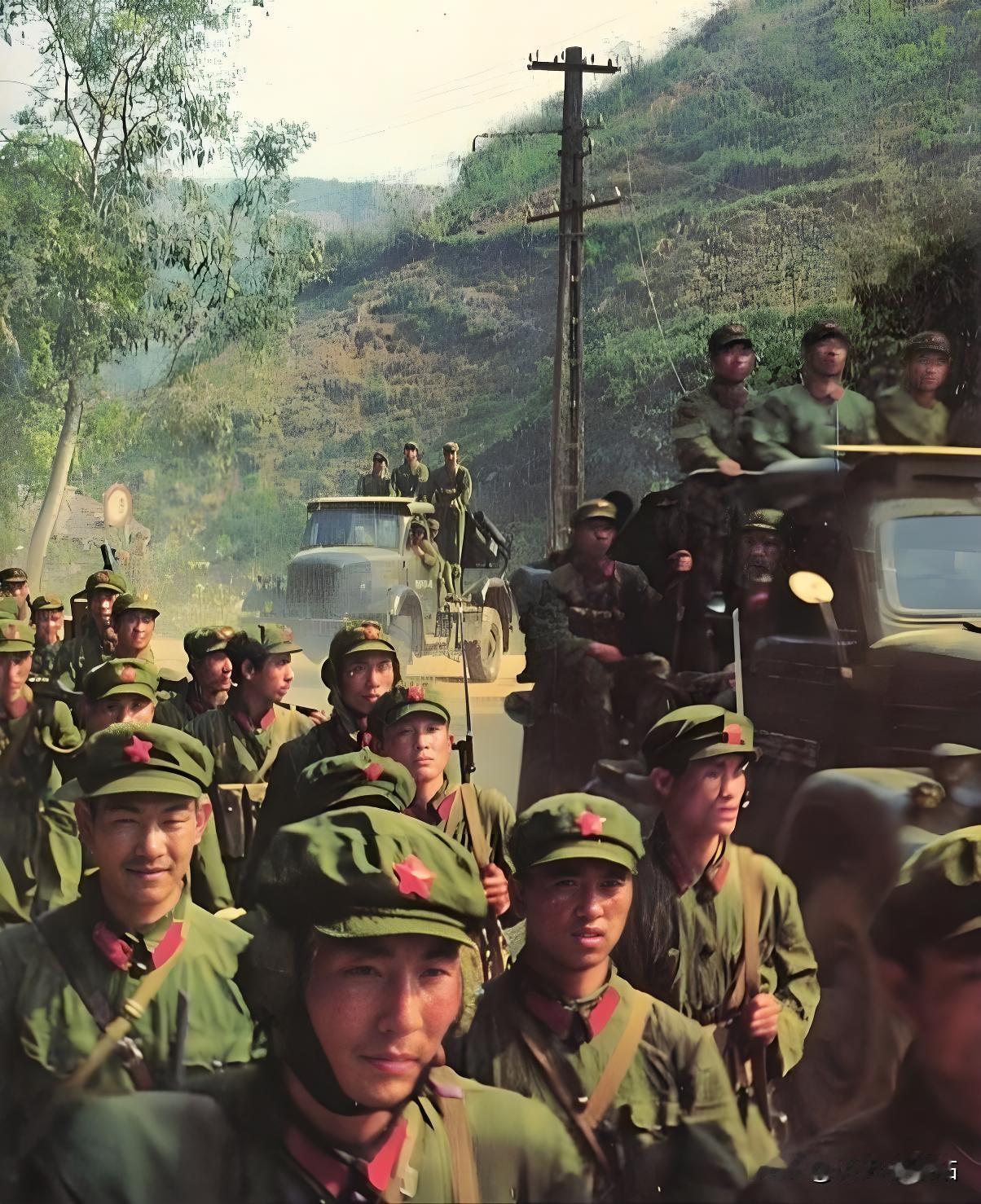 晒图笔记大赛在1979年的对越自卫反击战中，一支气势磅礴、勇往直前的大军如同洪流