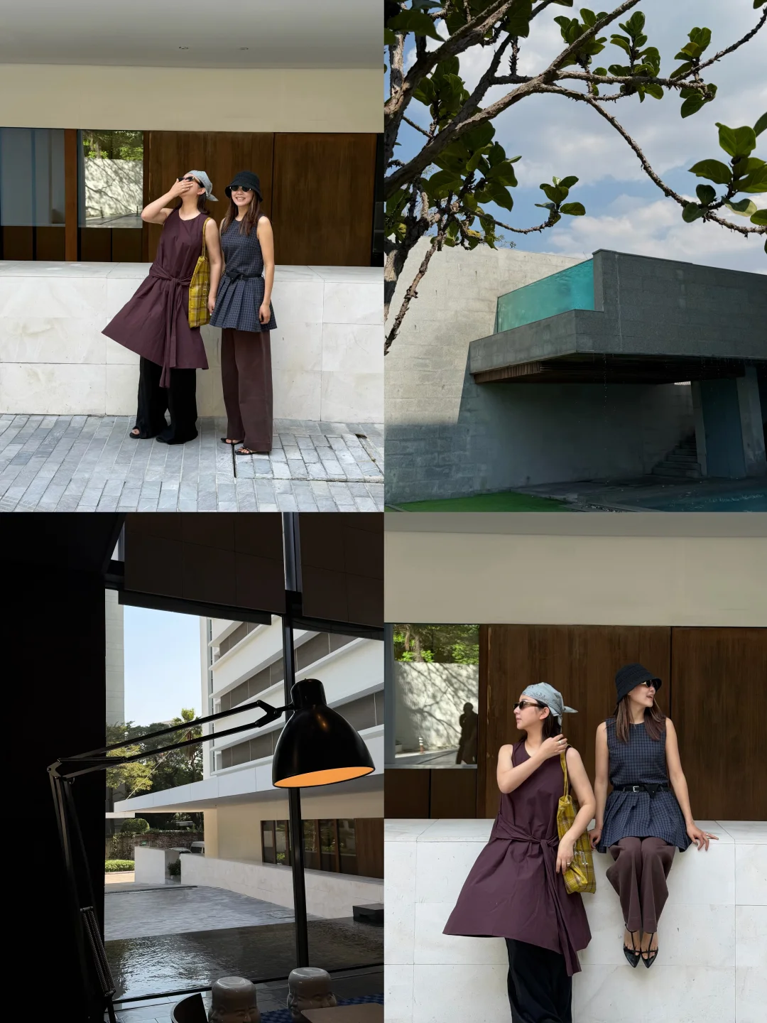 曼谷姐妹穿搭ootd