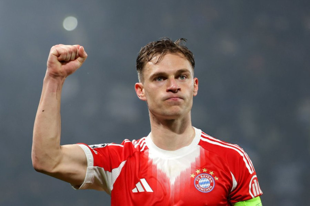 基米希：“很遗憾，我们在最后时刻丢了一球。除此之外，我们的表现非常出色，尤其是在