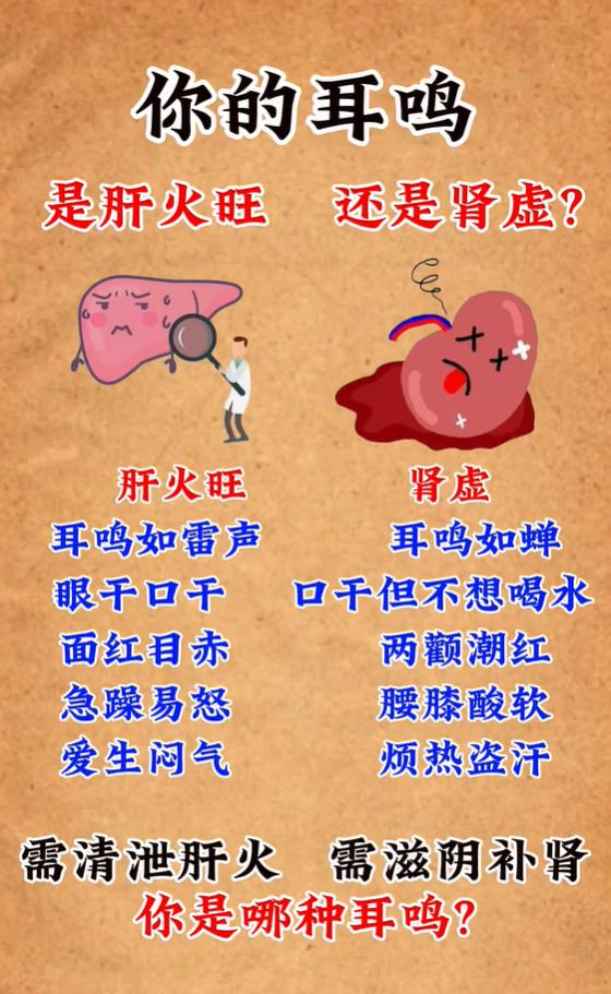 耳鸣像雷声还是蝉鸣？分清肝火旺与肾虚两种类型