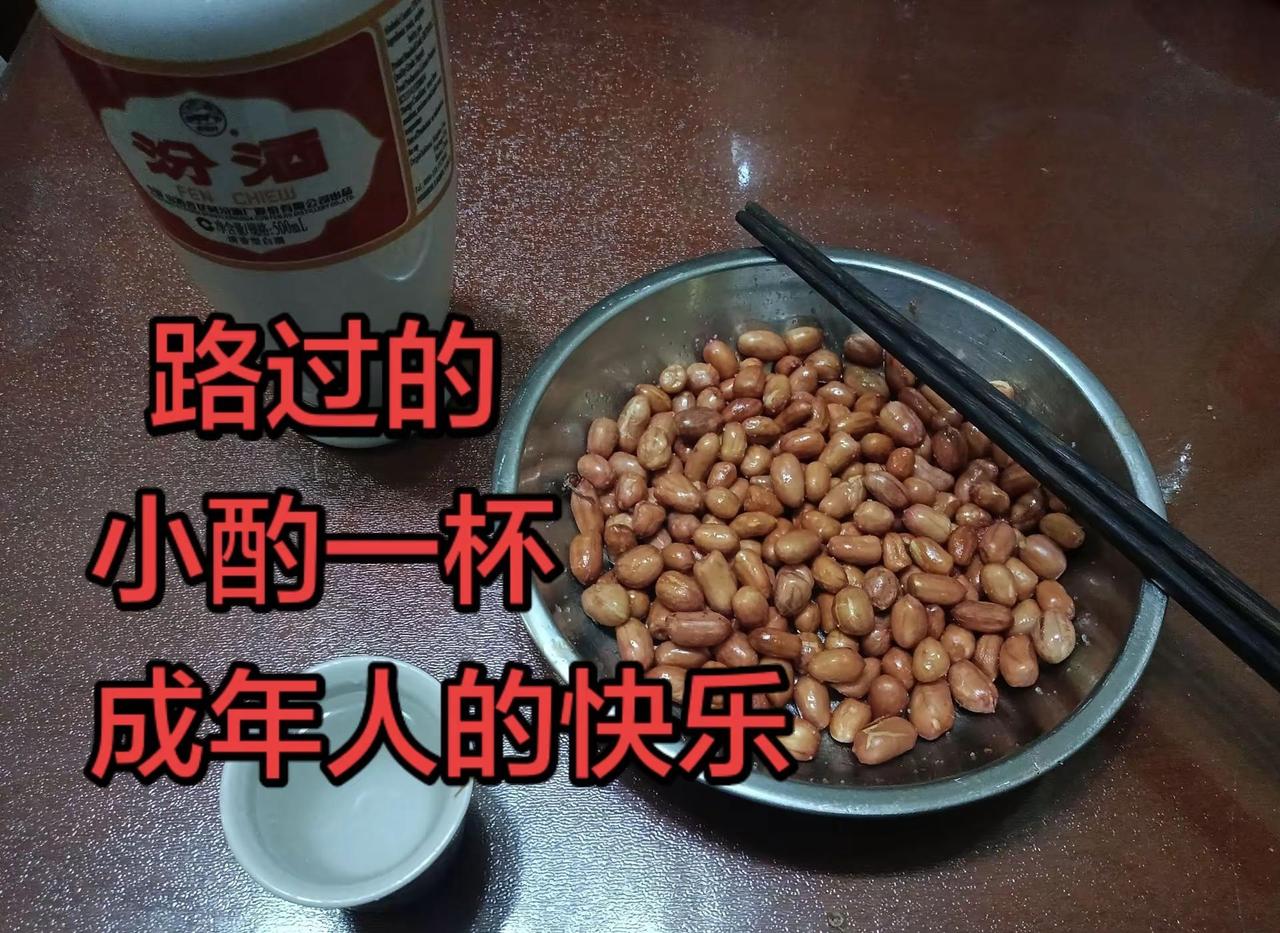 一壶老酒，回忆幸福的过去。一盘花生米一杯二锅头小酌一杯细品岁月静好，安暖相伴人生
