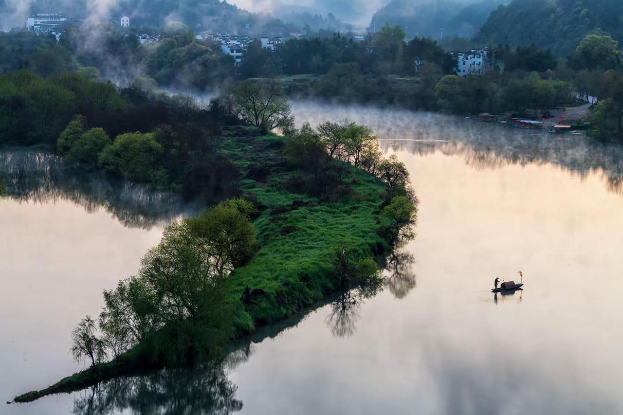 婺源月亮湾。婺源月亮湾古诗词中的景色 旅行摄影的诗意瞬间 诗词中的自然景观 原创