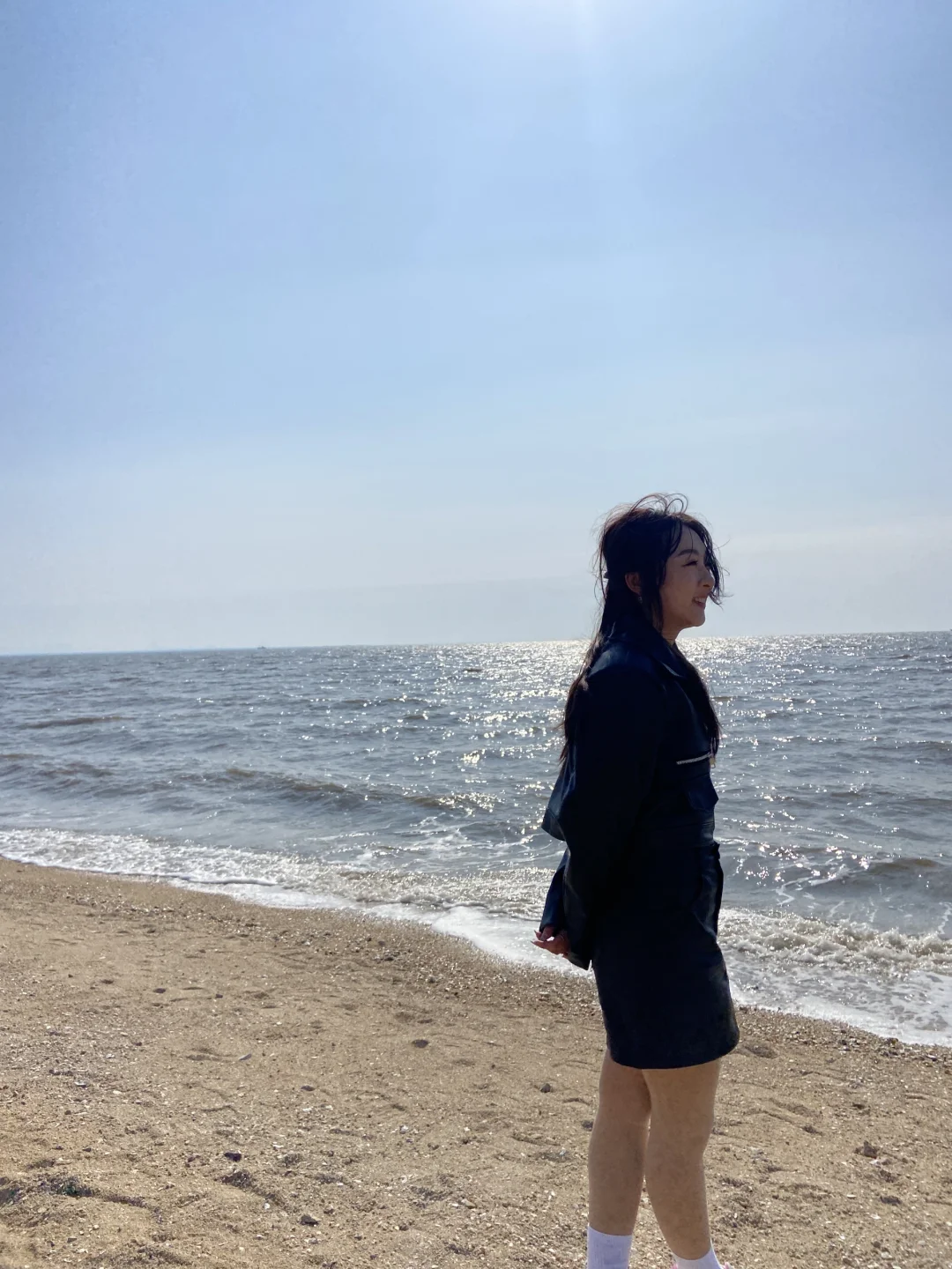吹风～看海