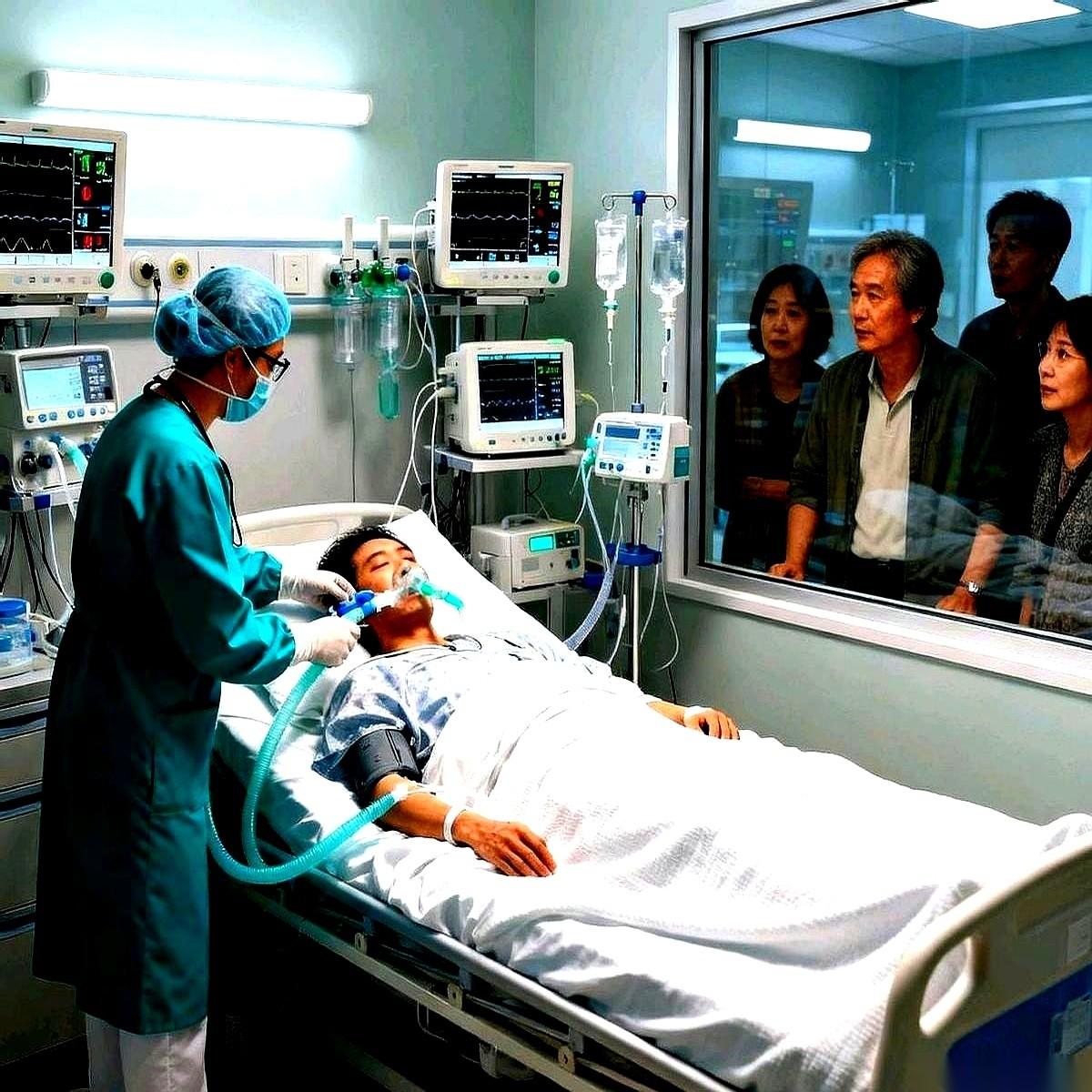 辽宁抚顺，一个男人坐在被告席上，为自己的命开价三百万。
一把手术刀没拿稳，他的身