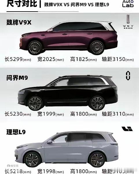 今年的9系车遍地开花🌸    魏牌V9X的“越级平权”策略很有意思。用中大型S