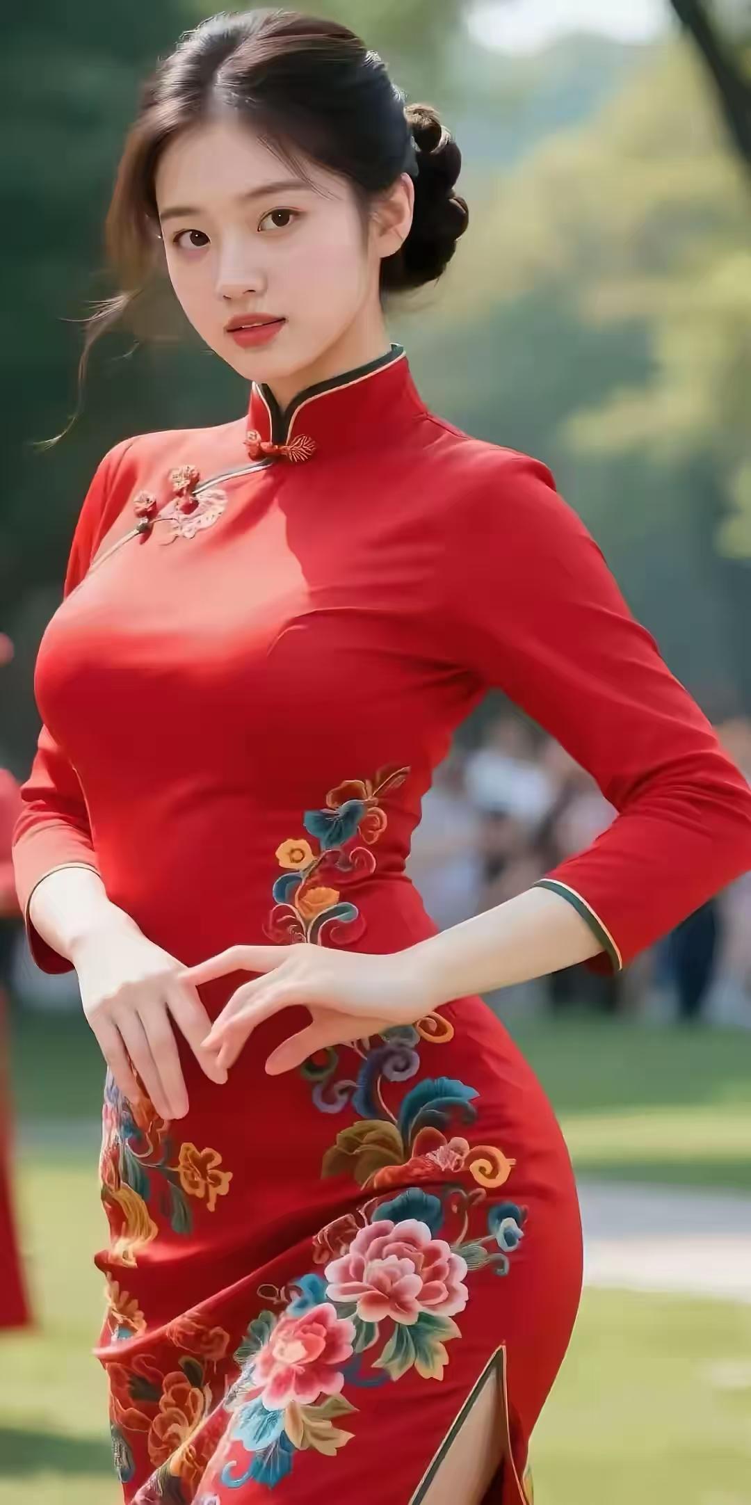 山坡羊·佳人风姿
沉鱼惊艳，
落雁惊羡，
闭月羞花容光绚。
貌如仙，韵如弦。
花