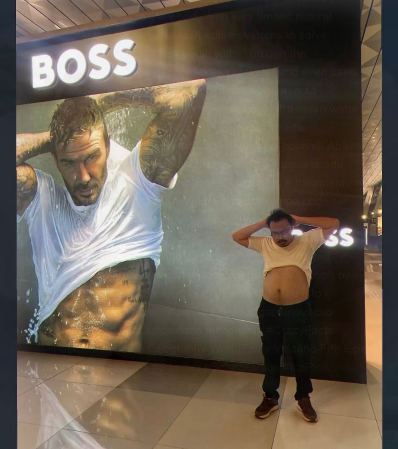 Bro got the Beckham vibememe