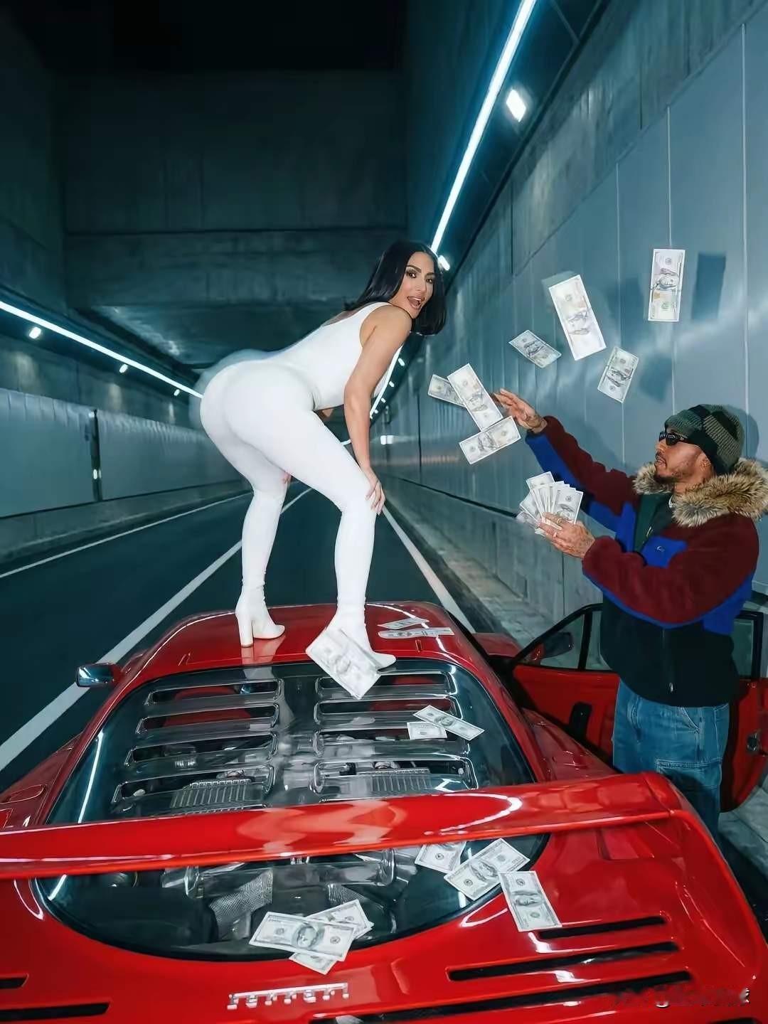 金卡戴珊直接宣布汉布尔顿被拿下！据说汉密尔顿和坎爷是兄弟相称，在坎爷和金卡戴珊婚