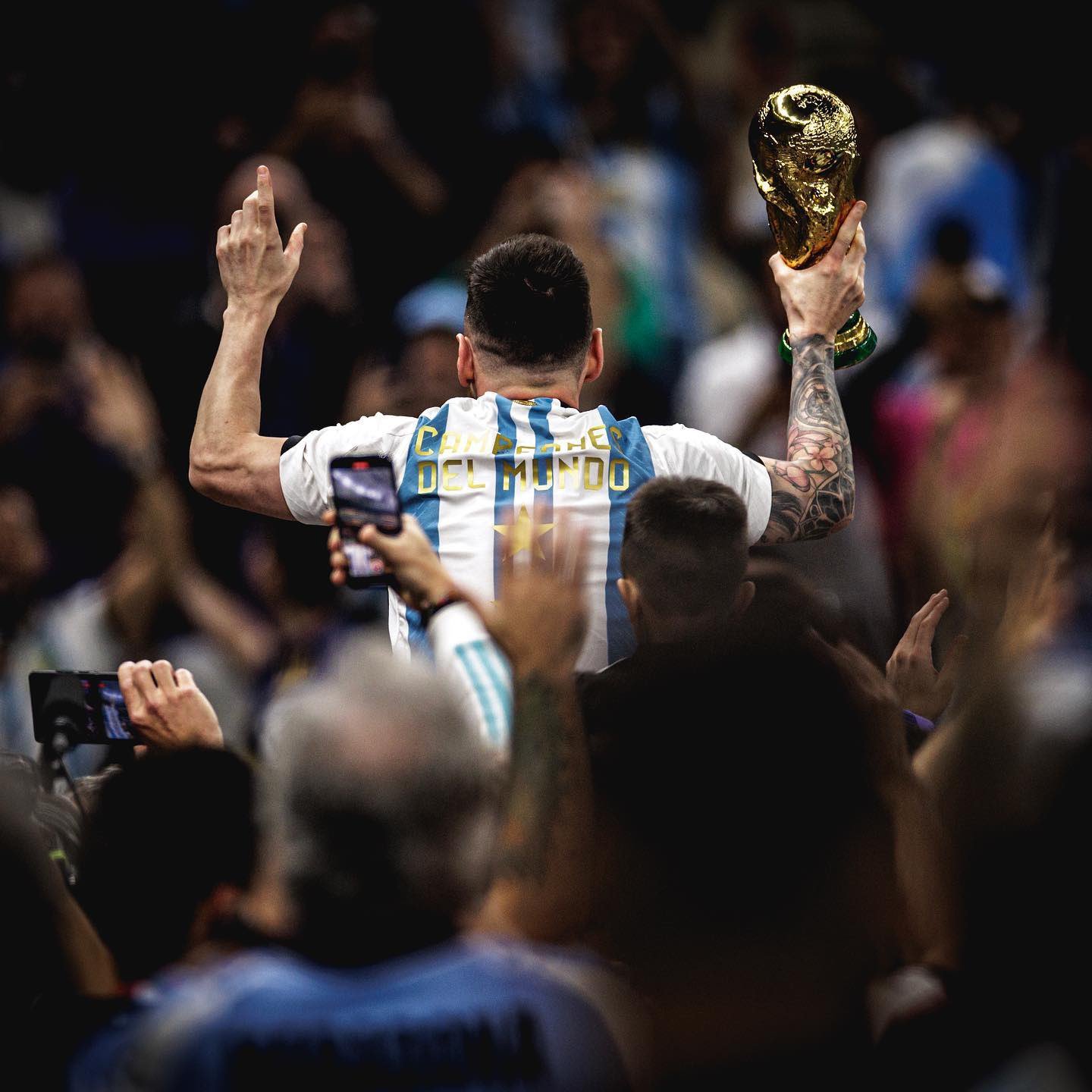 3年了真快啊……🐐🇦🇷❤️💙👑🏆体育大赏阿根廷世界杯夺冠3周年