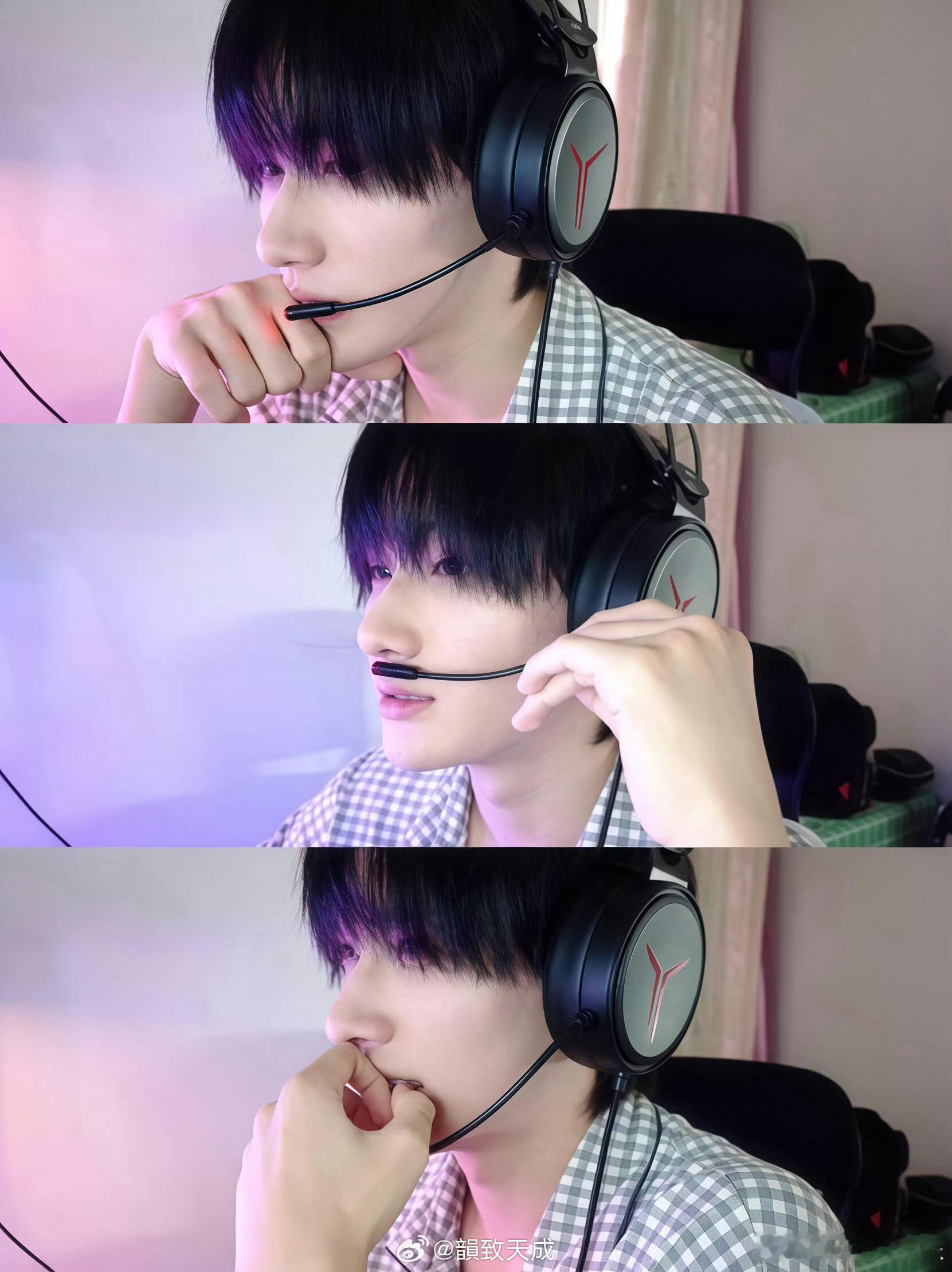 天选瓦学弟余宇涵 小说里的电竞学弟有了脸！余宇涵长相精致，打瓦时气场全开，操作惊