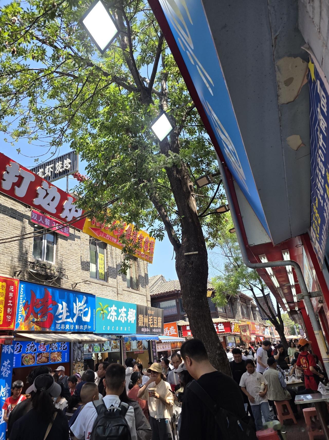 上午跟女儿一家来了宽厚里，今天准备转这几个景点……

今天宽厚里的游客恢复了常态