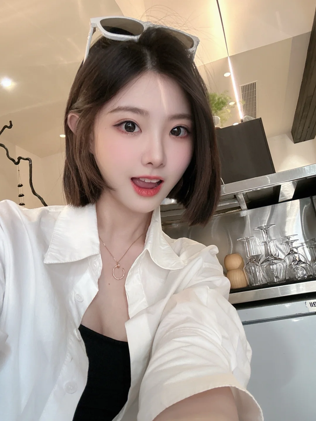 今天是短发～