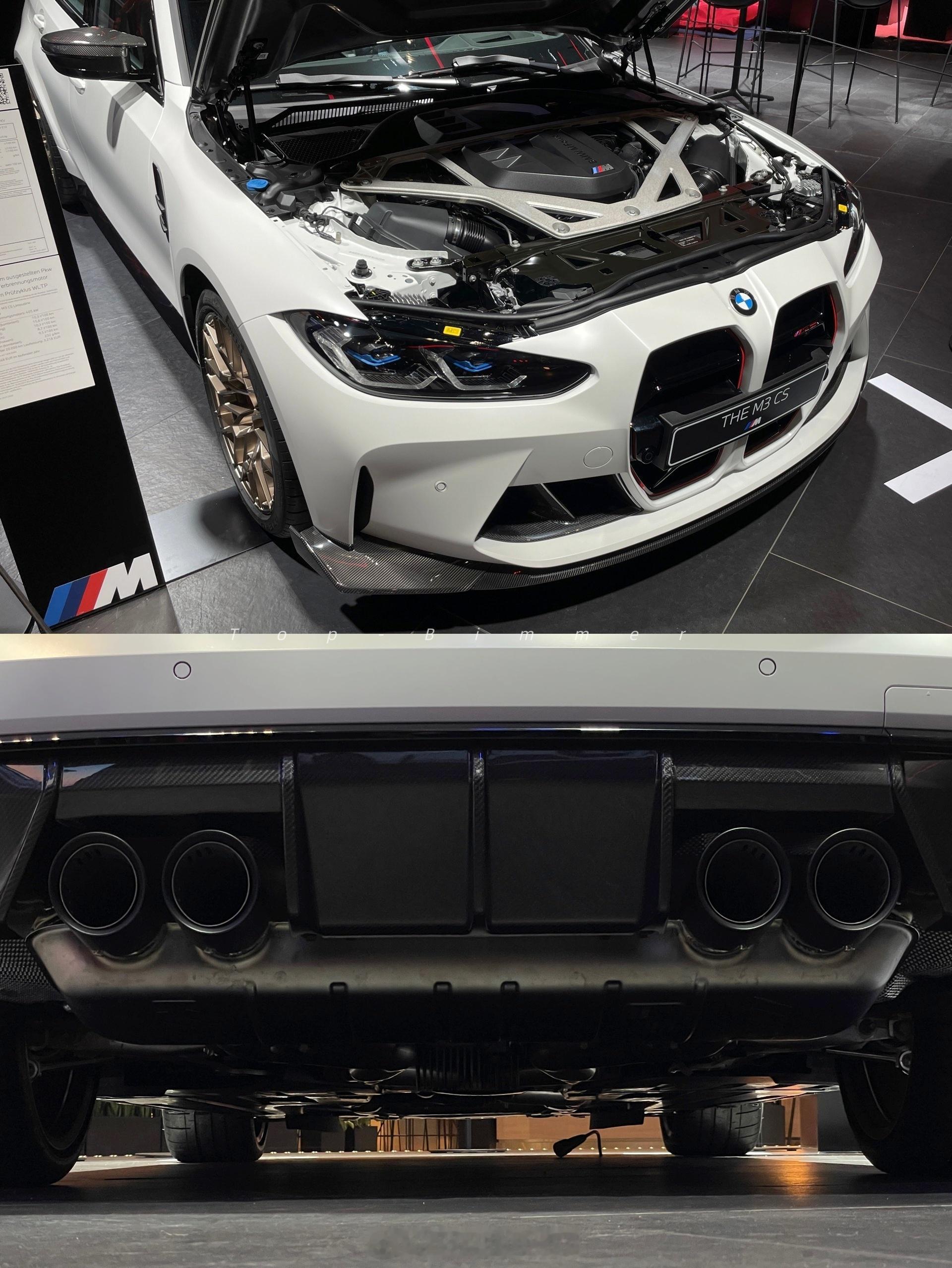 宝马G80 M3 CS，搭载S58机皇，550hp/650Nm，8速M Step
