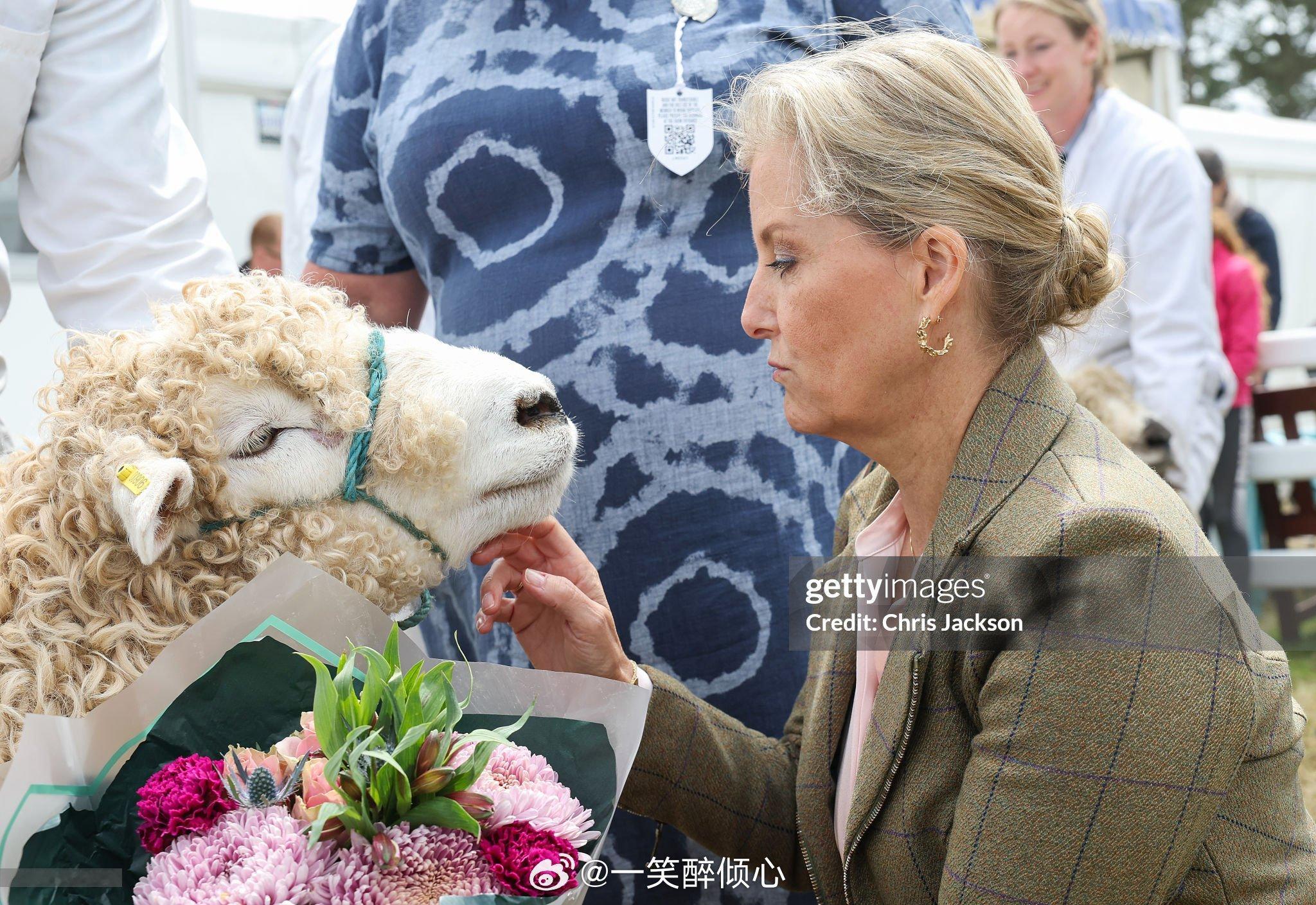 英国王室[超话]  2025年6月6日，爱丁堡公爵夫人苏菲作为农业展览组织协会的