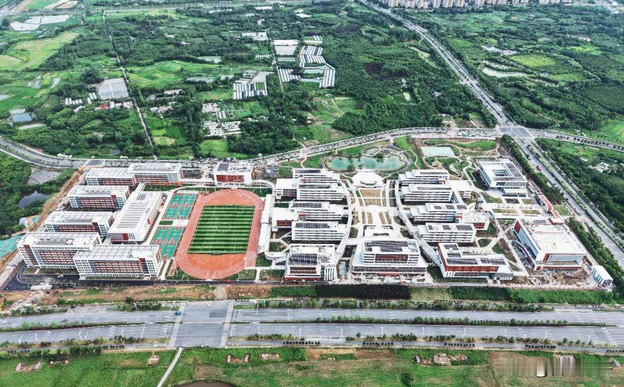 合肥一六八少荃湖中学基本完工  金秋九月开学！
项目位于新站高新区大众路与魏武路
