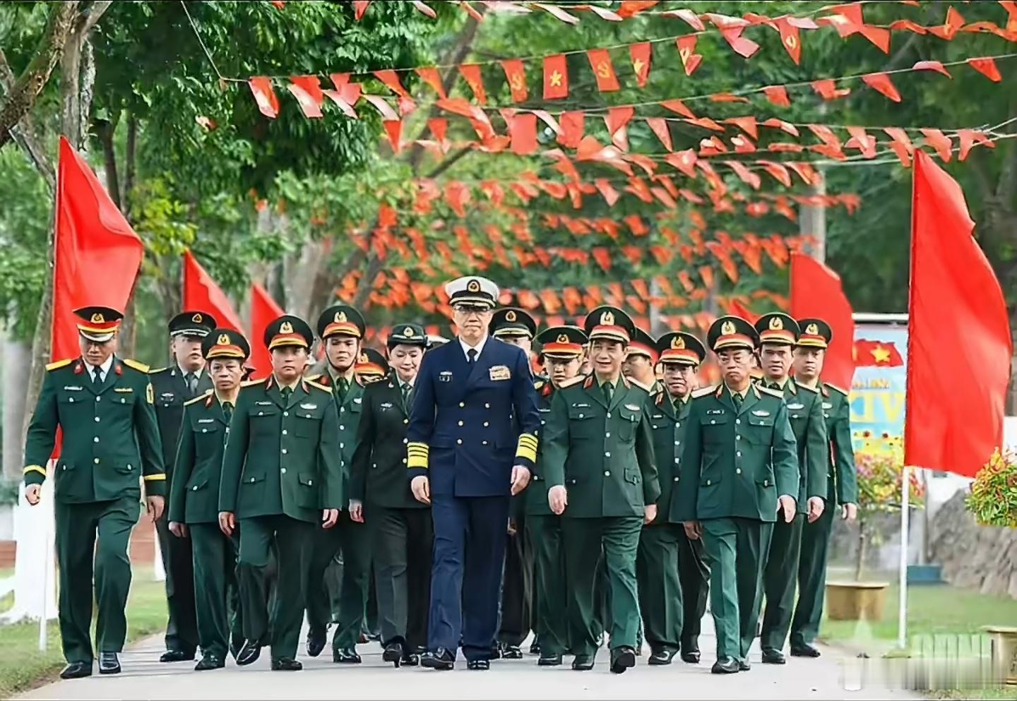 中越两军年度边境交流活动。 