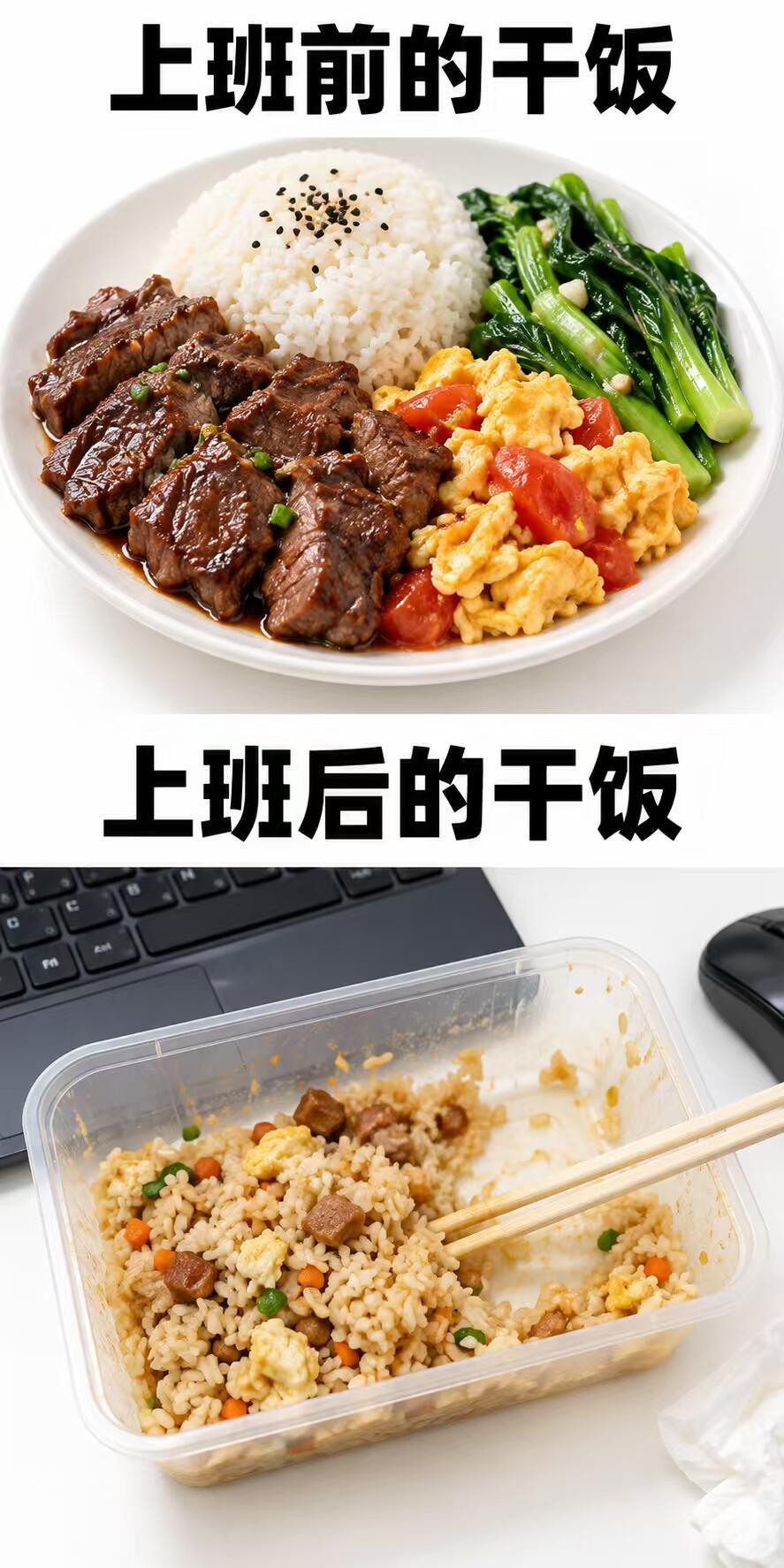 上班后我的精神状态belike ​​​