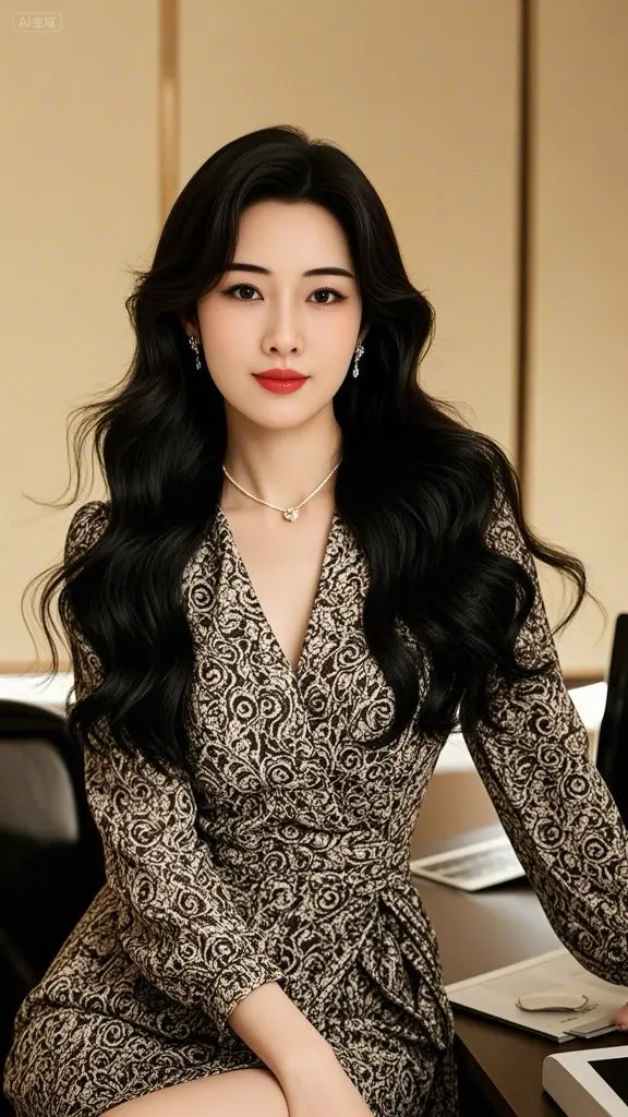 即梦AI  高级感 气场全开 女神