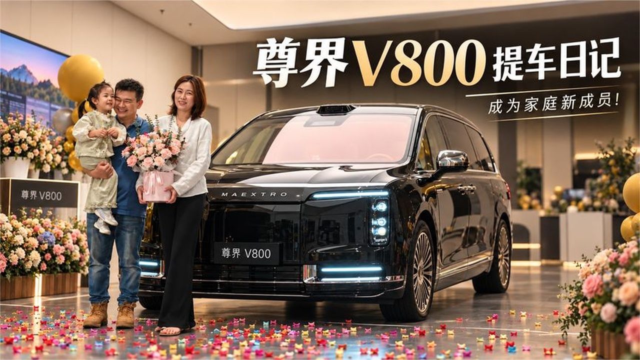 尊界V800 提车日记：尊界相伴 家和路长
