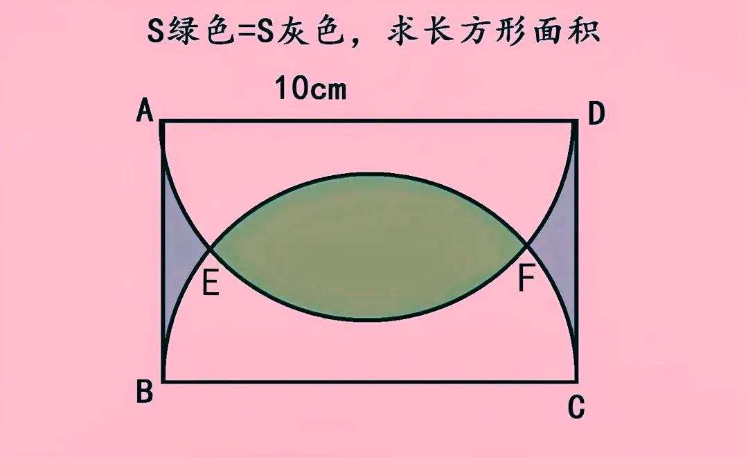 这道题属于典型的“难者白卷、会者口算”，非常考验孩子的几何直观能力！利用等积代换