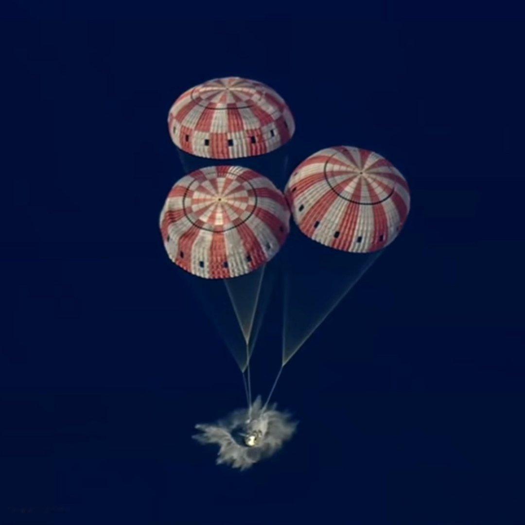 从发射到月球飞掠再到溅落，NASA的猎户座飞船交出了一份完美答卷。它由我们的工程