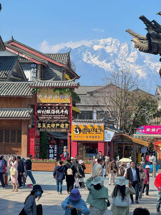 藏在丽江古城的绝美雪山机位！！！趁没人快冲！