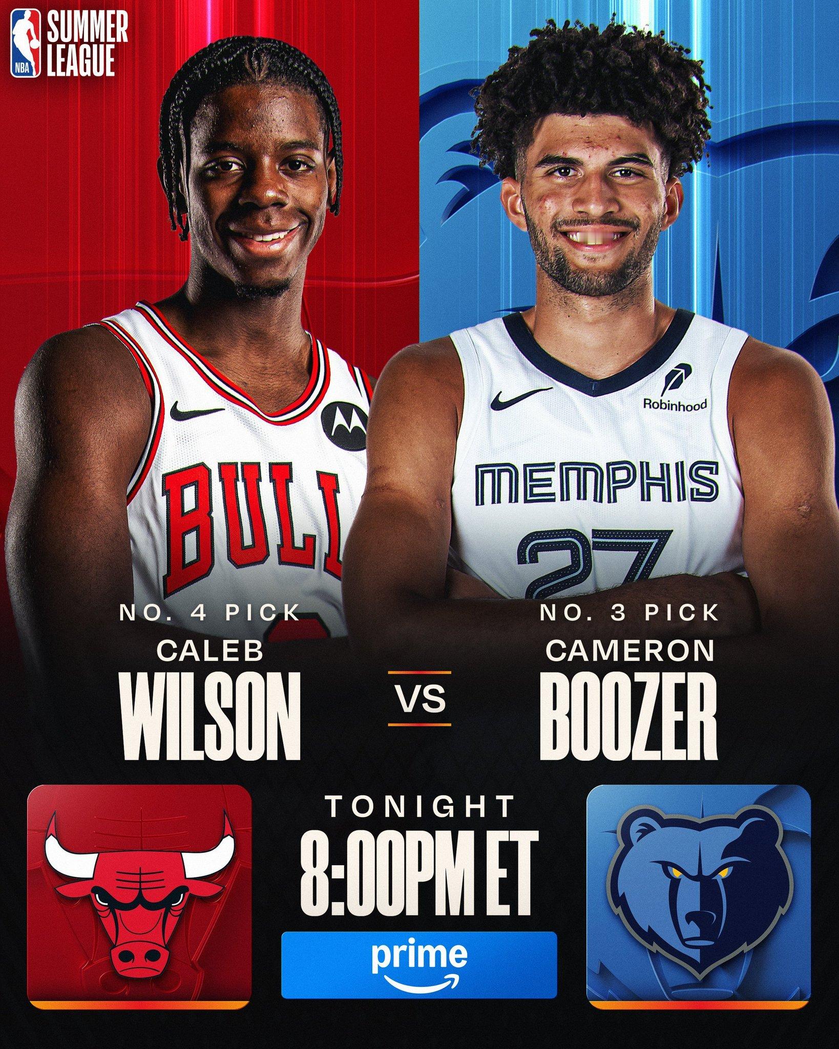 NBA 布泽尔和威尔逊的这场对决真是精彩呢！凯勒布·维尔逊全场21投12中，大一