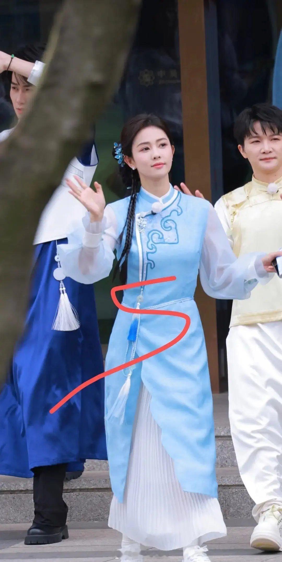 跑男白鹿，周深，范丞丞，李昀锐，代露娃录制路透图 ​​​