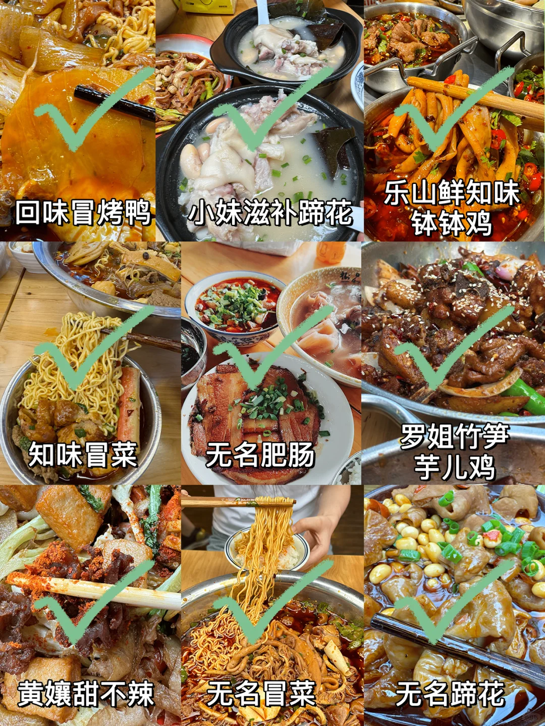 不吃这些等于白来成都（合集）…