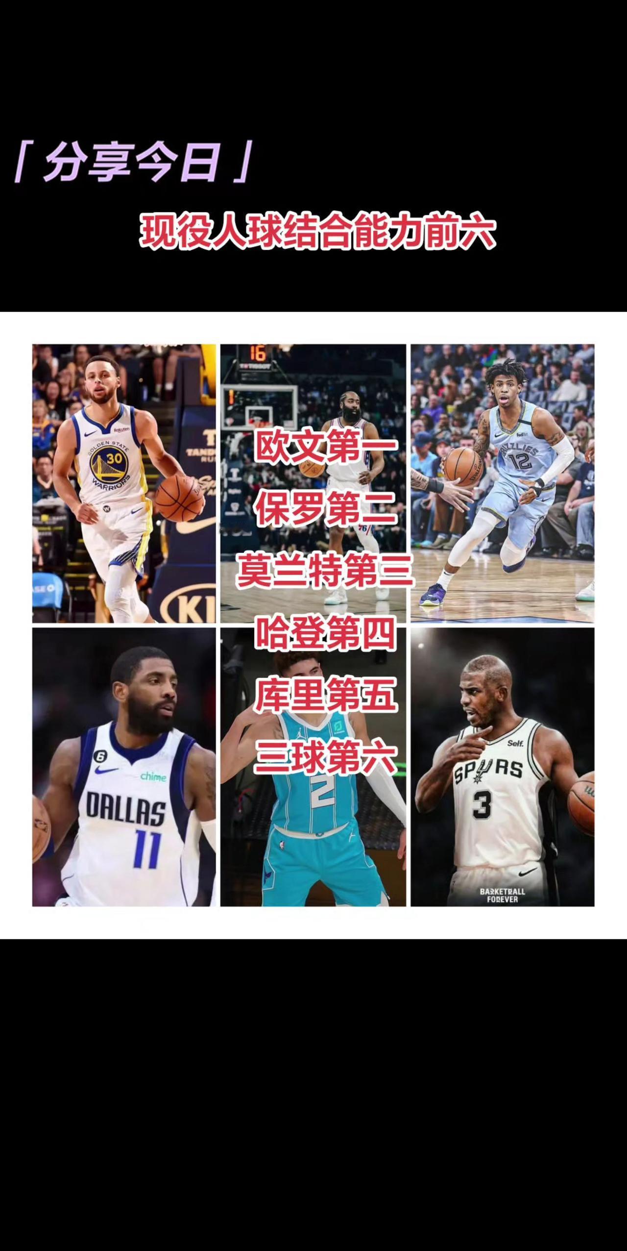 这个排名应该没问题吧！
#dou上热门 #篮球 #库里 #nba #欧文