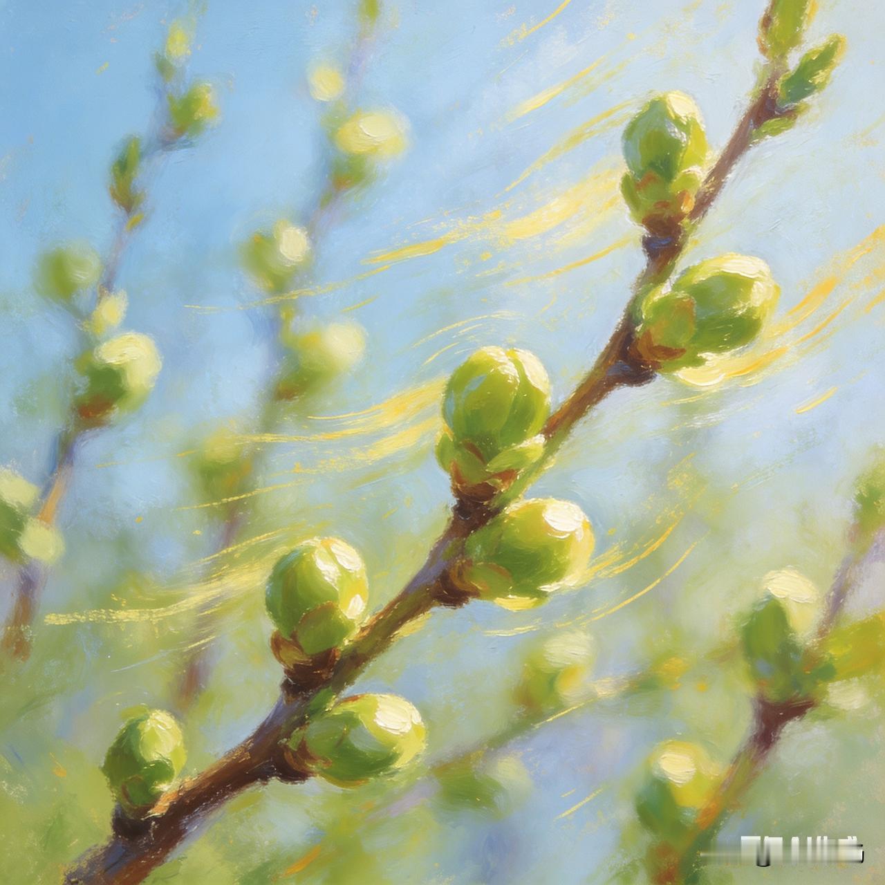 赏析：这幅对联的下联“春风有意催新芽”与上联“秋雨无心敲落叶”形成了巧妙的呼应。