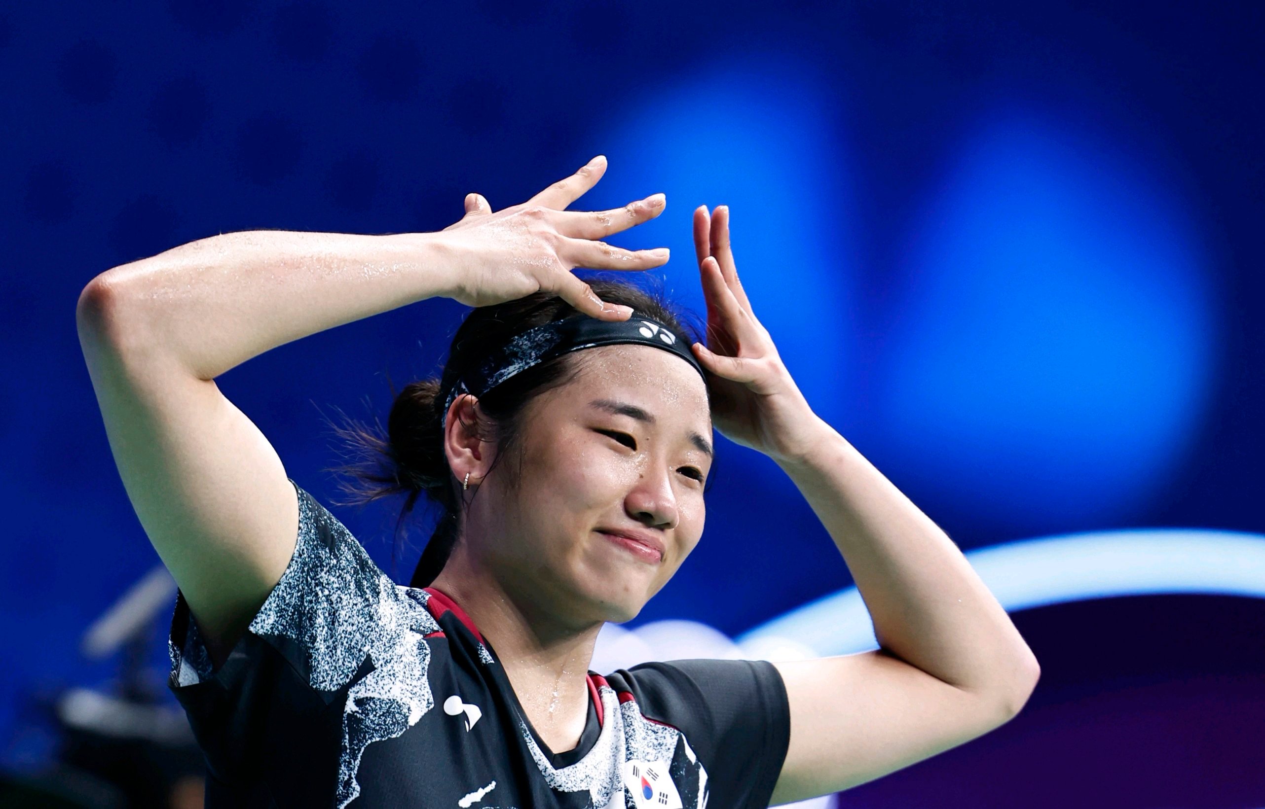 安洗莹🇰🇷 21-15、21-7 🇩🇪李怡逢2025年羽毛球世锦赛 ​​