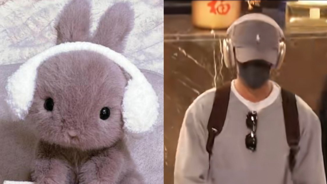 好可爱的一次私服穿搭🐰🎧 