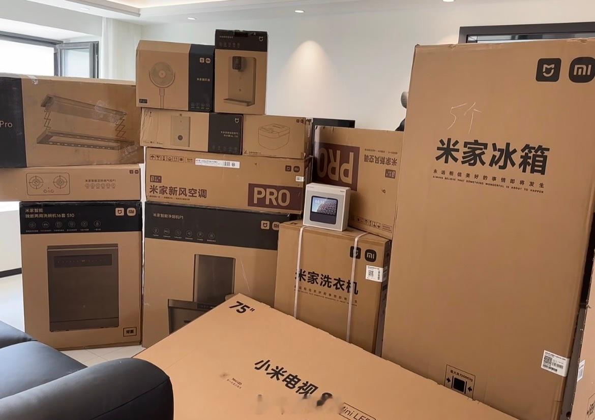 硬装结束，雷军进场的含金量，只要装全屋智能，小米就是第一选择，毋庸置疑。 