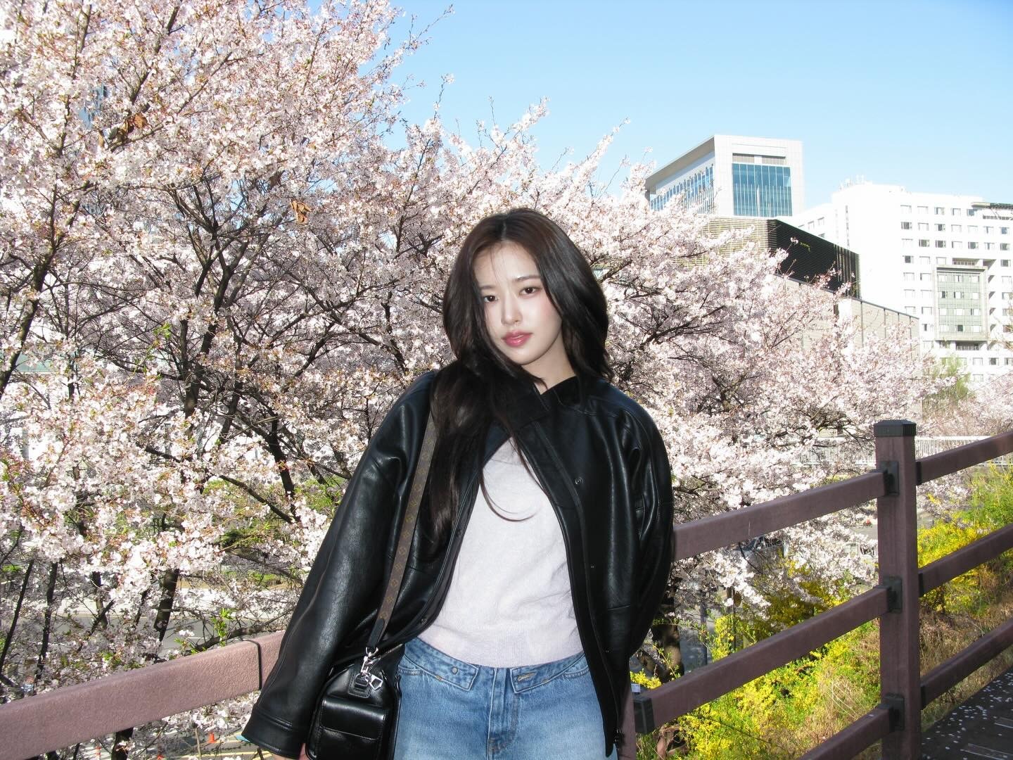 樱花随拍安宥真 