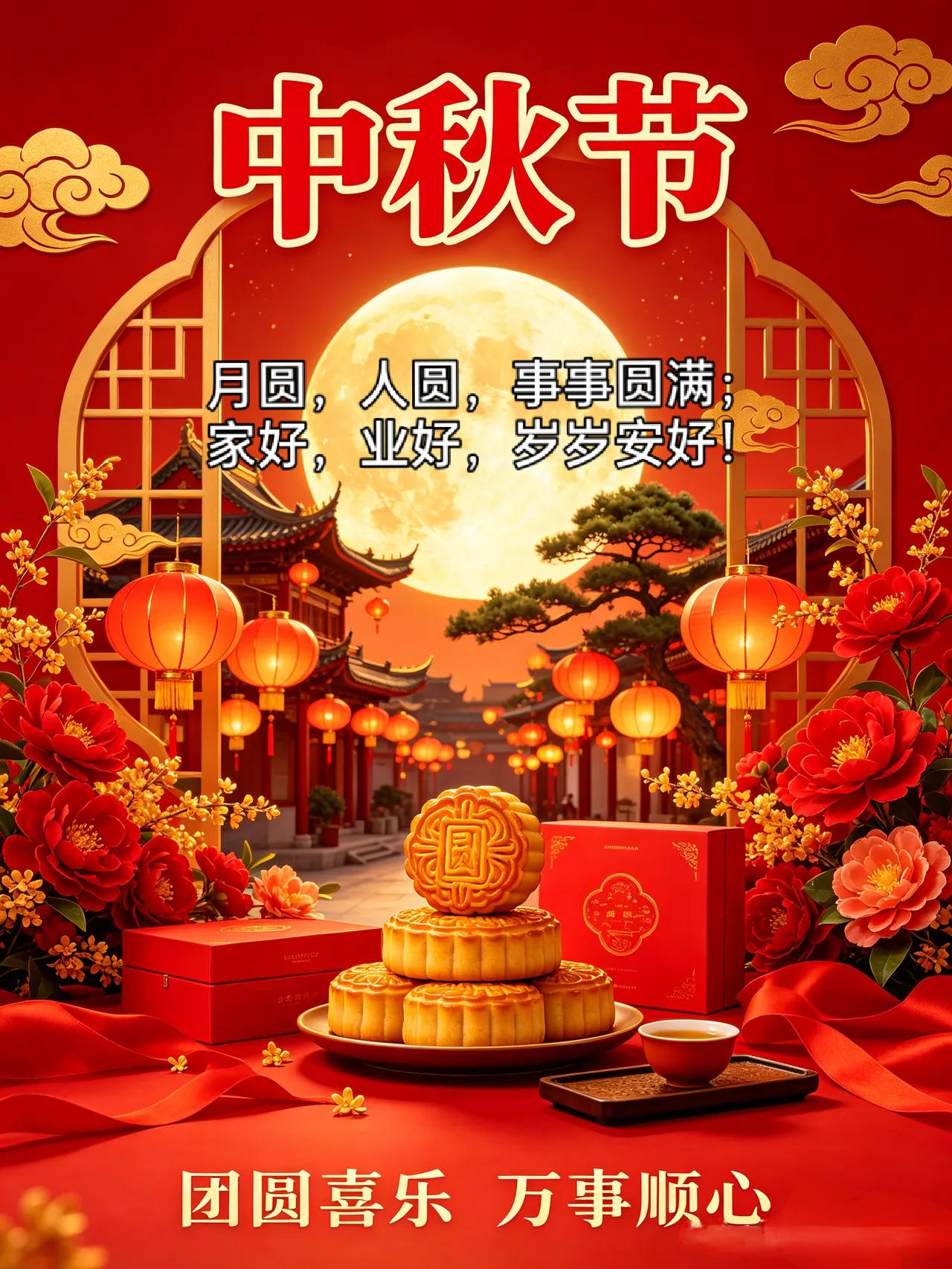 ²⁰²⁶/₀₉.₂₅ᵕ̈ 周五早安！
今日中秋佳节🥮
祝大家中秋节快乐！
祝你