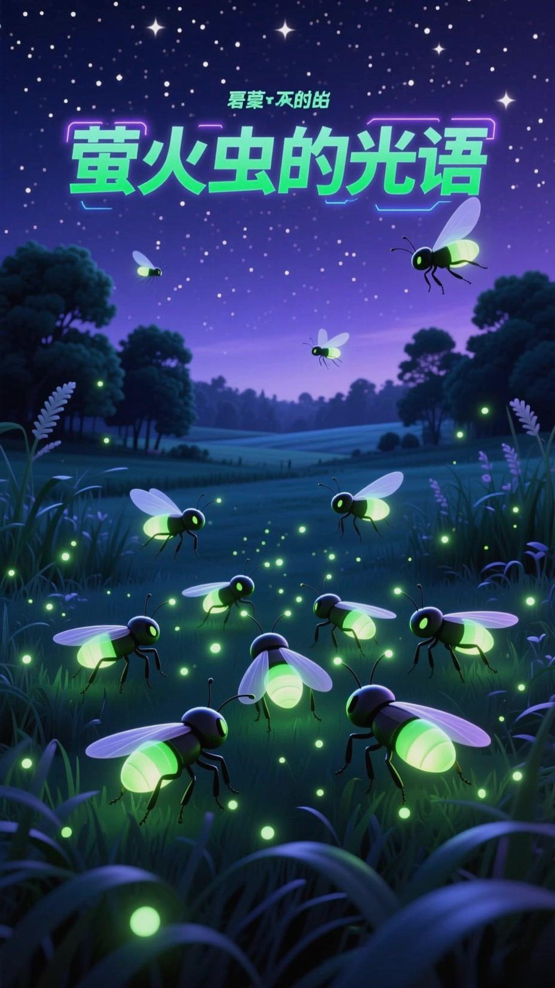 萤火虫光语的四种含义
       夏日夜晚，草丛中闪烁的萤火虫宛如大自然派来的