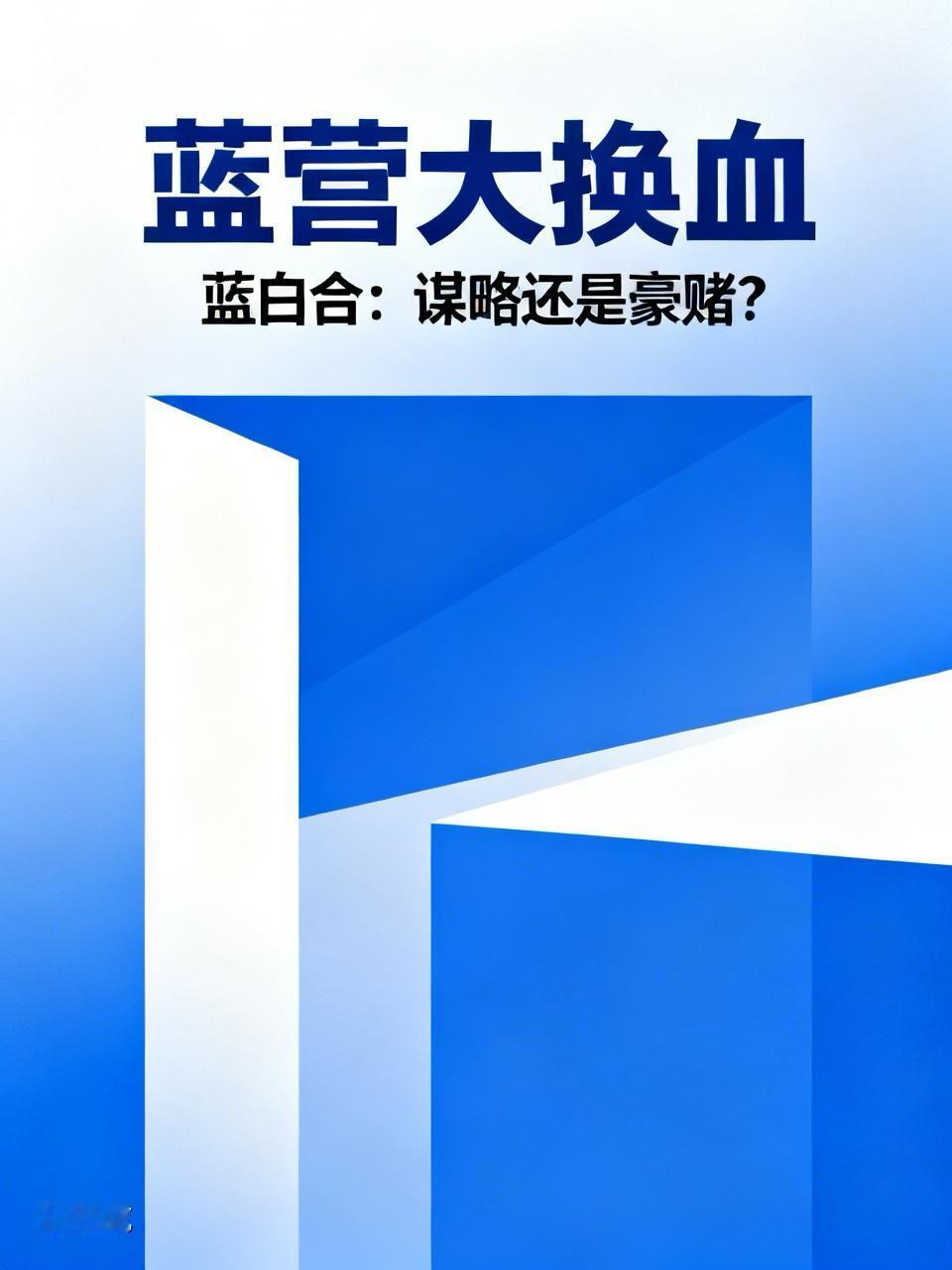 蓝营大换血引热议，蓝白合究竟是谋略还是豪赌

国民党近期人事变动频频，尹乃菁以身