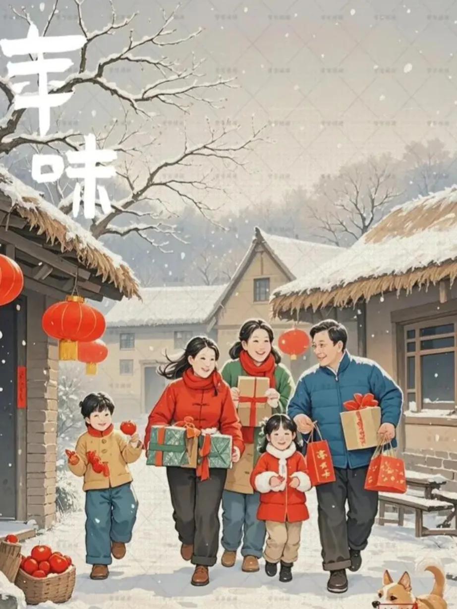 小时候的年，总带着滚烫的烟火气与盼头。刚进腊月就开始数日子，盼着新衣裳、糖果与鞭