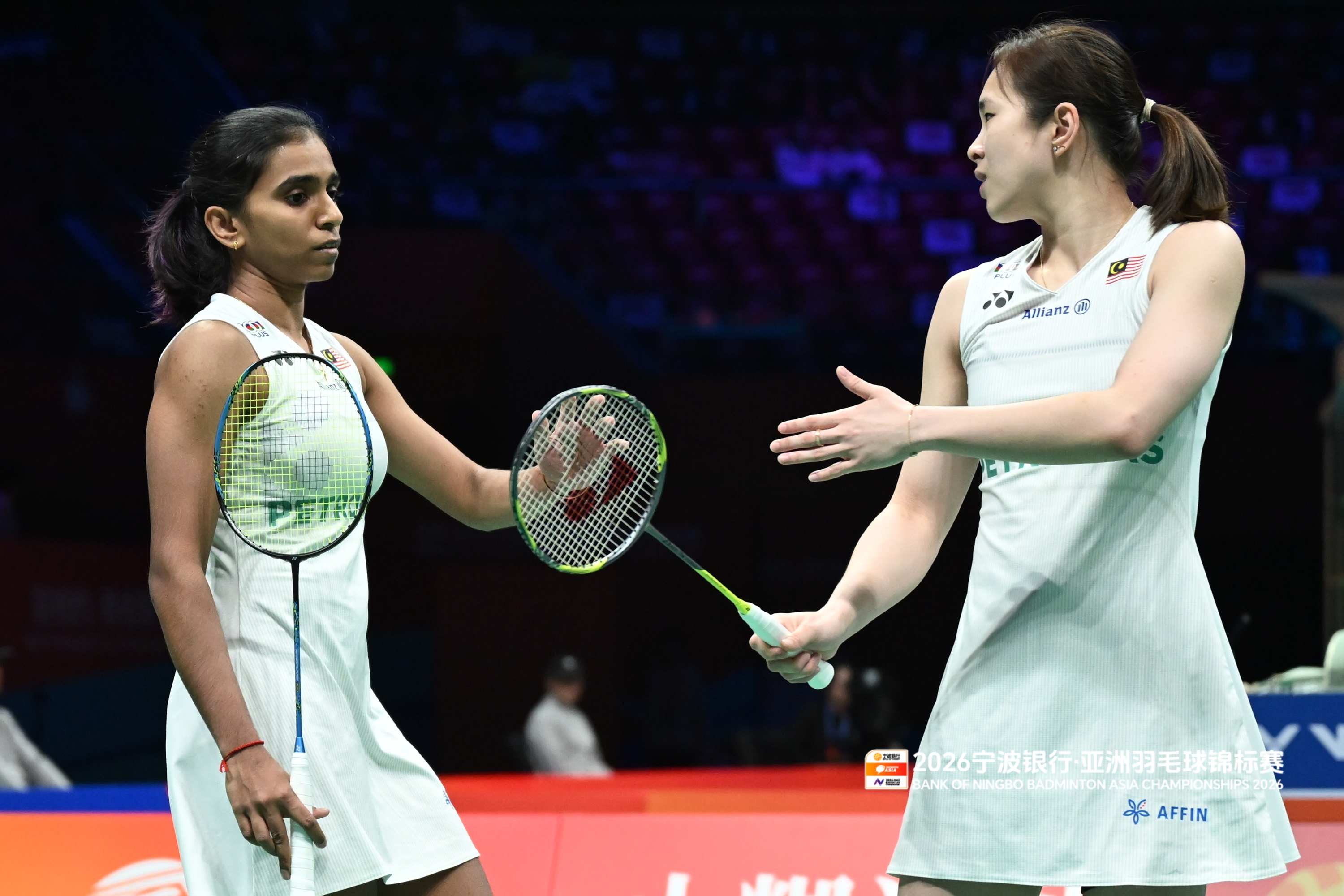 陈康乐/蒂娜🇲🇾 21-14、21-11 🇭🇰尤漫莹/范嘉茵下轮：陈康乐