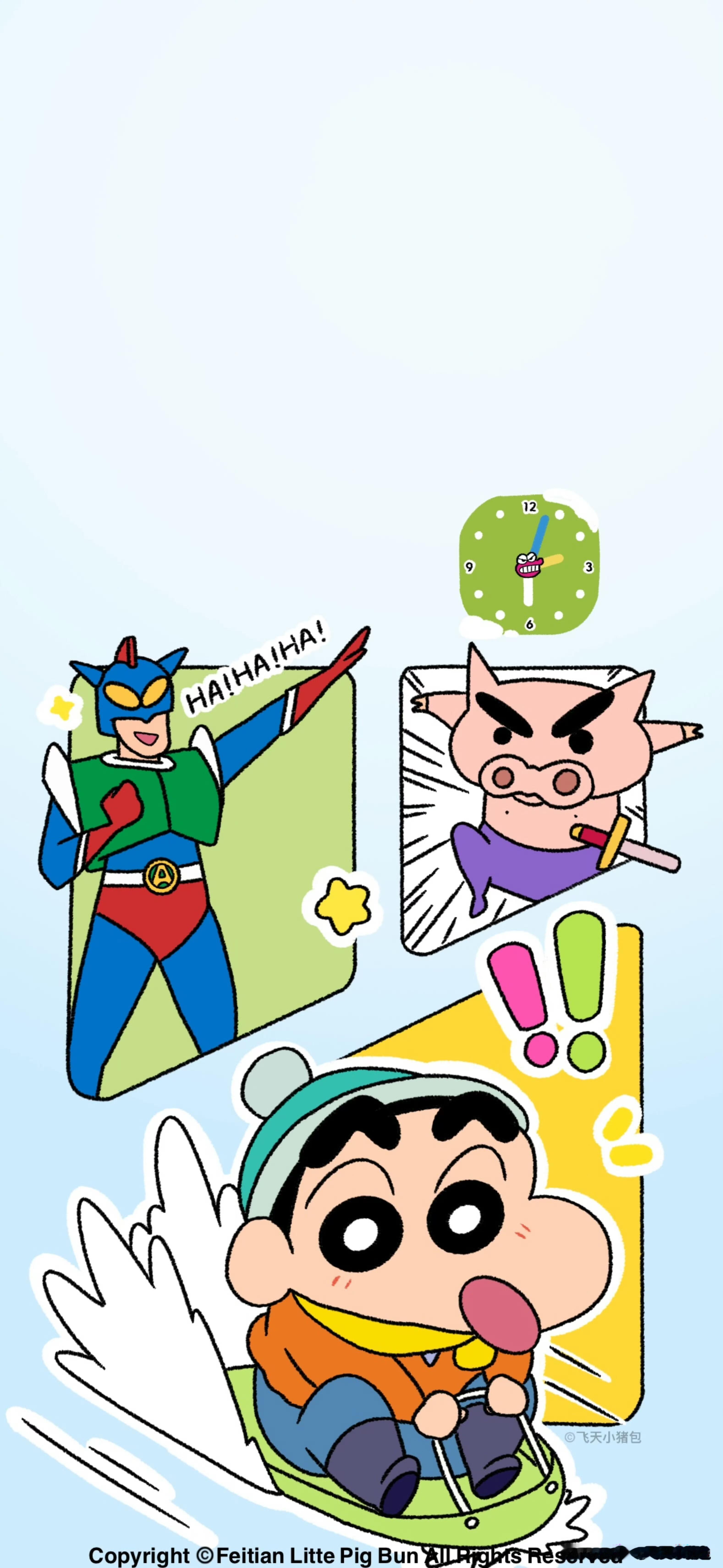 蜡笔小新可爱卡通壁纸 